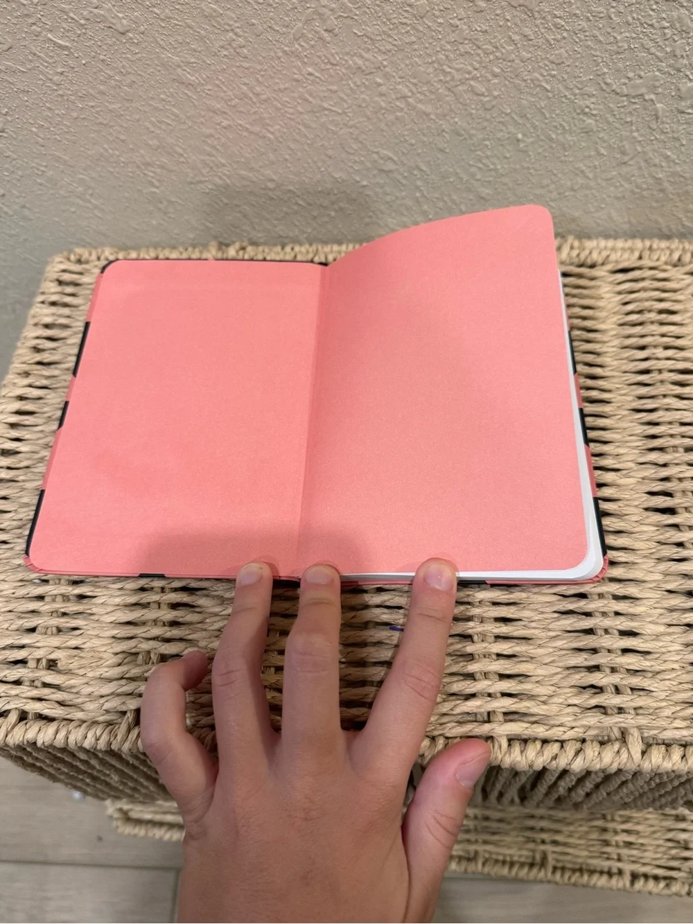 Fearless Pink & Black Geometric Journal
